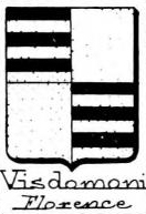 Visdomini Coat of Arms / Family Crest 0