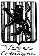 Vives Coat of Arms / Family Crest 2