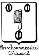 Vleeschauwere Coat of Arms / Family Crest 0