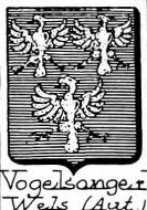 Vogelsanger Coat of Arms / Family Crest 0