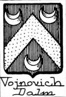 Vojnovich Coat of Arms / Family Crest 1