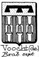 Voocht Coat of Arms / Family Crest 3