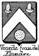 Voorde Coat of Arms / Family Crest 4