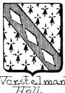 Vorstelman Coat of Arms / Family Crest 1
