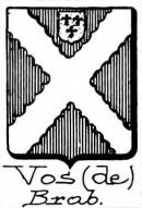Vos Coat of Arms / Family Crest 29