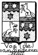Vos Coat of Arms / Family Crest 32