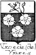 Vroede Coat of Arms / Family Crest 6