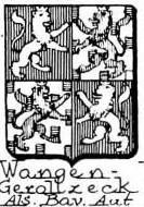 Wangen Coat of Arms / Family Crest 4