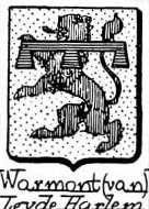 Warmont Coat of Arms / Family Crest 1