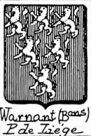 Warnant Coat of Arms / Family Crest 1