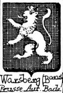 Warsberg Coat of Arms / Family Crest 0