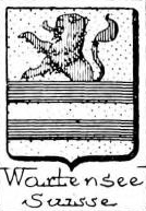 Wartensee Coat of Arms / Family Crest 1