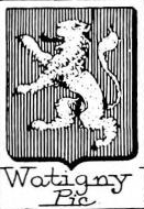 Watigny Coat of Arms / Family Crest 0