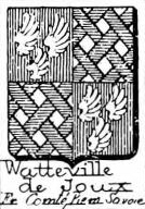 Watteville Coat of Arms / Family Crest 1