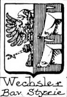 Wechsler Coat of Arms / Family Crest 1