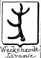 Weckebrodt Coat of Arms / Family Crest 0