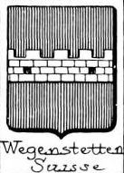 Wegenstetten Coat of Arms / Family Crest 0