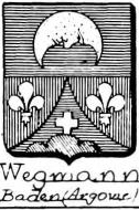 Wegmann Coat of Arms / Family Crest 1
