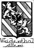 Weidenthal Coat of Arms / Family Crest 0