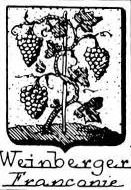 Weinberger Coat of Arms / Family Crest 1