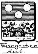 Weingartner Coat of Arms / Family Crest 2