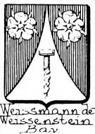 Weissmann Coat of Arms / Family Crest 1