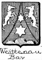 Weittenau Coat of Arms / Family Crest 2