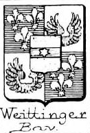 Weittinger Coat of Arms / Family Crest 1