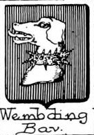 Wembding Coat of Arms / Family Crest 0