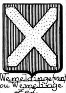 Wemeldinge Coat of Arms / Family Crest 0