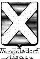 Wendelsdorf Coat of Arms / Family Crest 0