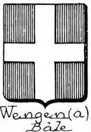 Wengen Coat of Arms / Family Crest 1
