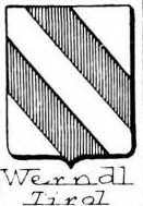 Werndl Coat of Arms / Family Crest 3