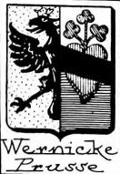 Wernicke Coat of Arms / Family Crest 1