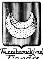 Werrebrouck Coat of Arms / Family Crest 1