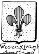 Weseck Coat of Arms / Family Crest 0