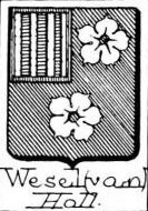 Wesel Coat of Arms / Family Crest 1