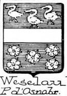 Weselau Coat of Arms / Family Crest 0