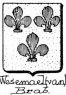 Wesemael Coat of Arms / Family Crest 2