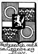 Westernach Coat of Arms / Family Crest 2