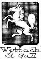Wettach Coat of Arms / Family Crest 0
