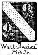 Wettstein Coat of Arms / Family Crest 1