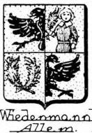 Wiedenmann Coat of Arms / Family Crest 1