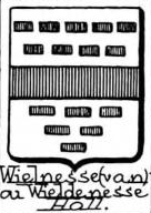 Wielnesse Coat of Arms / Family Crest 0