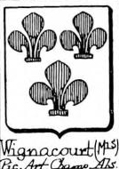 Wignacourt Coat of Arms / Family Crest 0