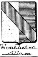 Wonsheim Coat of Arms / Family Crest 1
