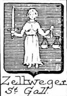 Zellweger Coat of Arms / Family Crest 1