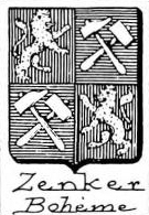 Zenker Coat of Arms / Family Crest 1