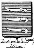 Zesterfleth Coat of Arms / Family Crest 3