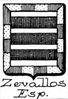 Zevallos Coat of Arms / Family Crest 0